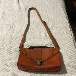 Madewell Boho Tan Leather Shoulder Bag 💼
